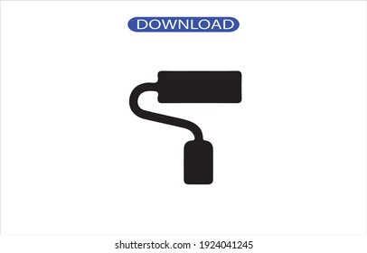 paint brush icon or logo isolated sign symbol vector illustration - high quality black style vector icons.