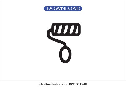 paint brush icon or logo isolated sign symbol vector illustration - high quality black style vector icons.