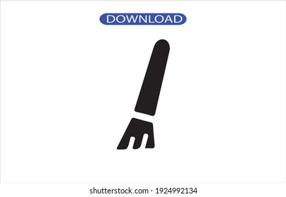 paint brush icon or logo isolated sign symbol vector illustration - high quality black style vector icons.