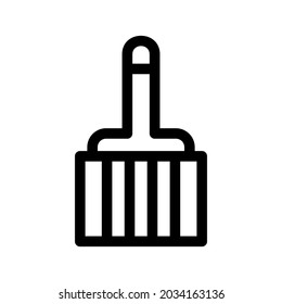 paint brush icon or logo isolated sign symbol vector illustration - high quality black style vector icons

