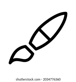 paint brush icon or logo isolated sign symbol vector illustration - high quality black style vector icons
