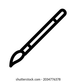 paint brush icon or logo isolated sign symbol vector illustration - high quality black style vector icons
