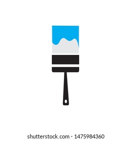 paint brush icon logo vector