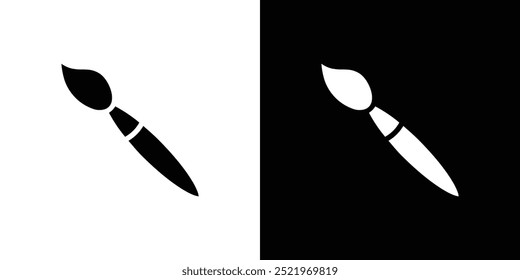 Paint brush icon set vector illustration