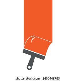 paint brush icon. sign design