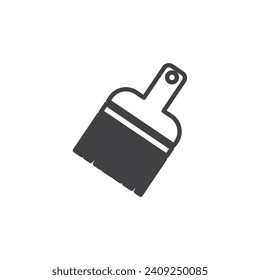 icono de pincel. inicio de sesión para concepto móvil y diseño web. icono de vector de esquema. símbolo, ilustración del logotipo. gráficos vectoriales.