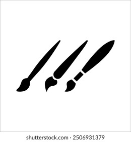 Paint Brush icon, Brush sign vector for web site Computer and mobile app