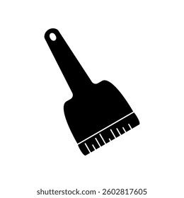 paint brush icon, simple flat style, illustration, logo sign symbol pictogram template, for ui or ux isolated on white for mobile app, editable