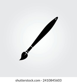 Symbol für Paint-Pinsel Flache Vektorgrafik für Grafik und Webdesign