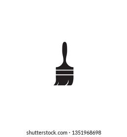 Paint brush icon symbol logo template