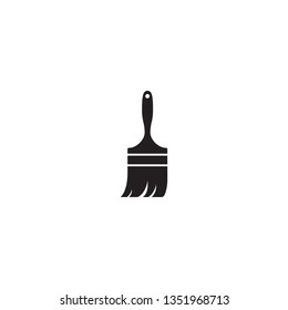 Paint brush icon symbol logo template