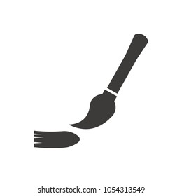 Paint brush Icon symbol vector