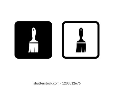 Paint brush icon symbol vector