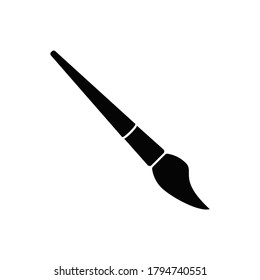 Icono de pincel de pintura Icono de símbolo de vector Ilustración