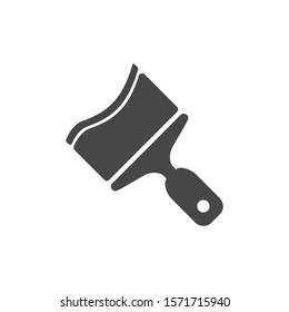 Paint brush icon in trendy flat style isolated on background. Paint brush, icon, logo, application, user interface. Brush brush icon vector