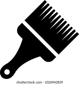 Paint brush icon vector 