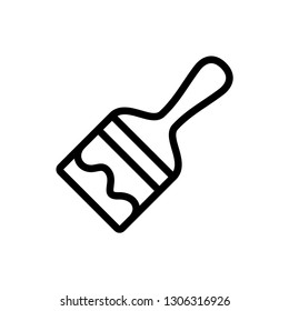 Paint brush icon vector