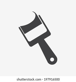 Paint brush icon vector