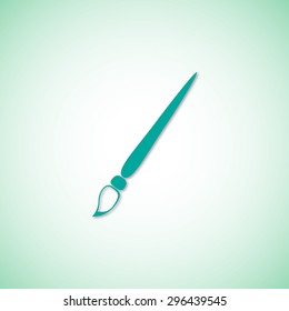 Paint brush icon vector