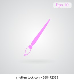 Paint brush icon vector