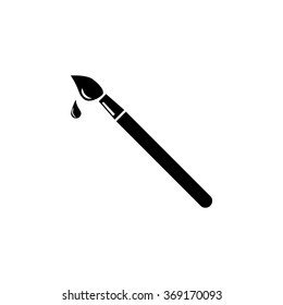 Paint brush icon vector