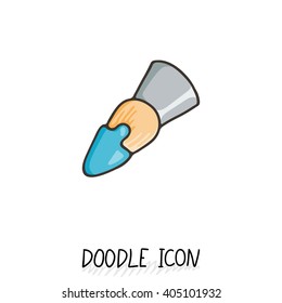 Paint brush icon vector