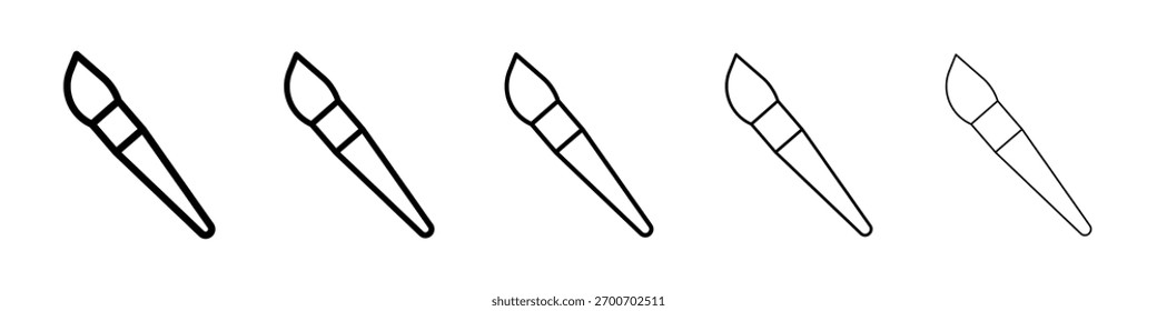 Icono de pincel de pintura Ilustración de Arte vectorial