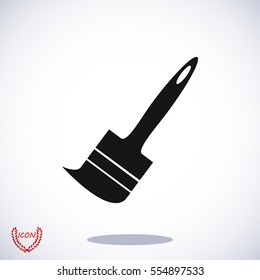 Paint brush icon, vector best flat icon, EPS