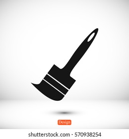 Paint brush icon, vector best flat icon, EPS