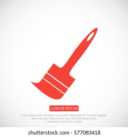 Paint brush icon, vector best flat icon, EPS