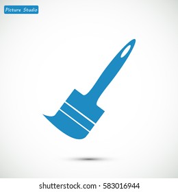 Paint brush icon, vector best flat icon, EPS