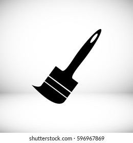 Paint brush icon, vector best flat icon, EPS