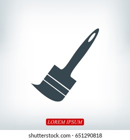 Paint brush icon, vector best flat icon, EPS