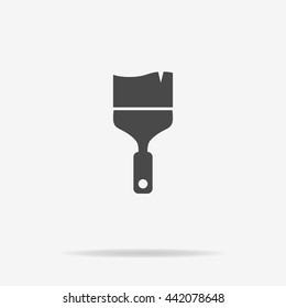 Paint brush icon. Vector concept illustration for design.