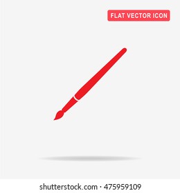 Paint brush icon. Vector concept illustration for design.