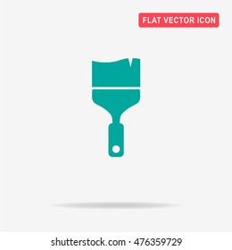 Paint brush icon. Vector concept illustration for design.