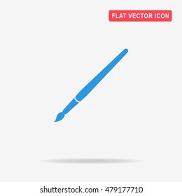 Paint brush icon. Vector concept illustration for design.