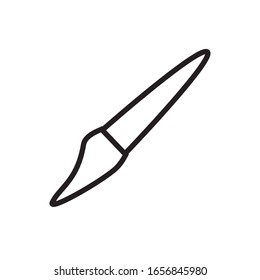 Plantilla de diseño vectorial de icono de pincel
