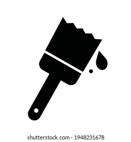 paint brush icon vector design