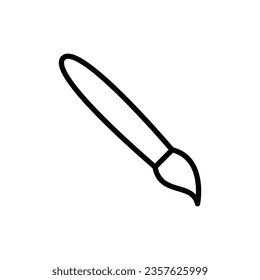 plantillas de diseño de vectores de iconos de pincel