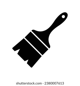 paint brush icon vector design template simple and clean