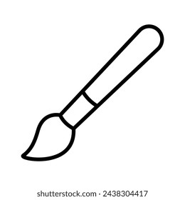 paint brush icon vector design template simple and clean