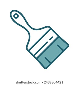paint brush icon vector design template simple and clean