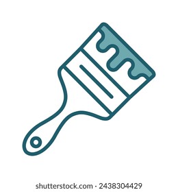 paint brush icon vector design template simple and clean