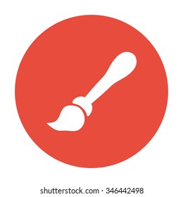 Paint brush icon vector. Flat design style eps 10