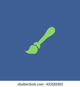 Paint brush icon vector. Flat design style eps 10