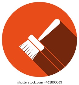 Paint brush Icon, vector, icon flat