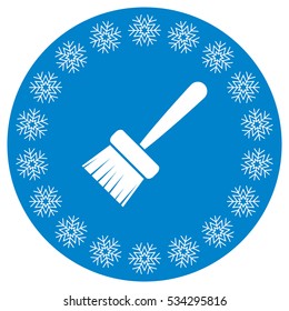 Paint Brush Icon Vector flat design style