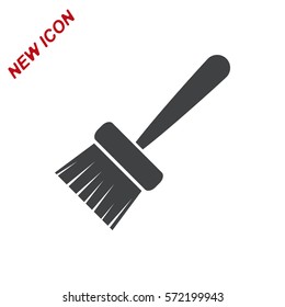 Paint Brush Icon Vector flat design style
