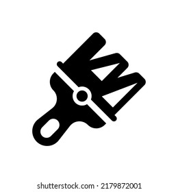 Paint brush icon (vector graphics)